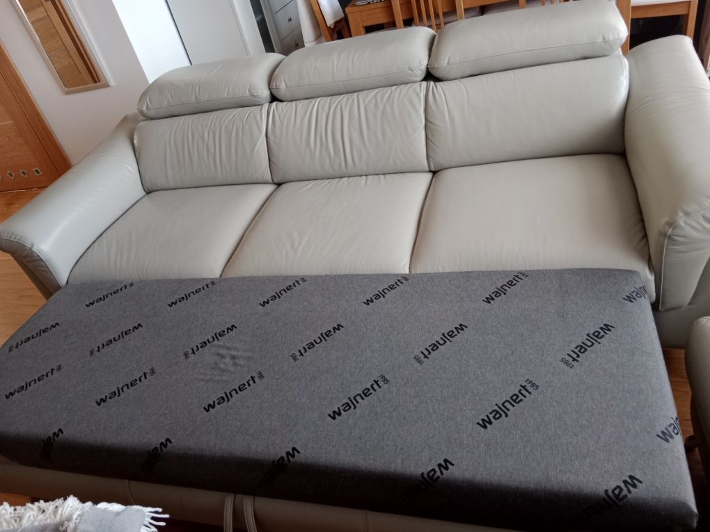 Sofa skórzana rozkładana Wajnert OKAZJA