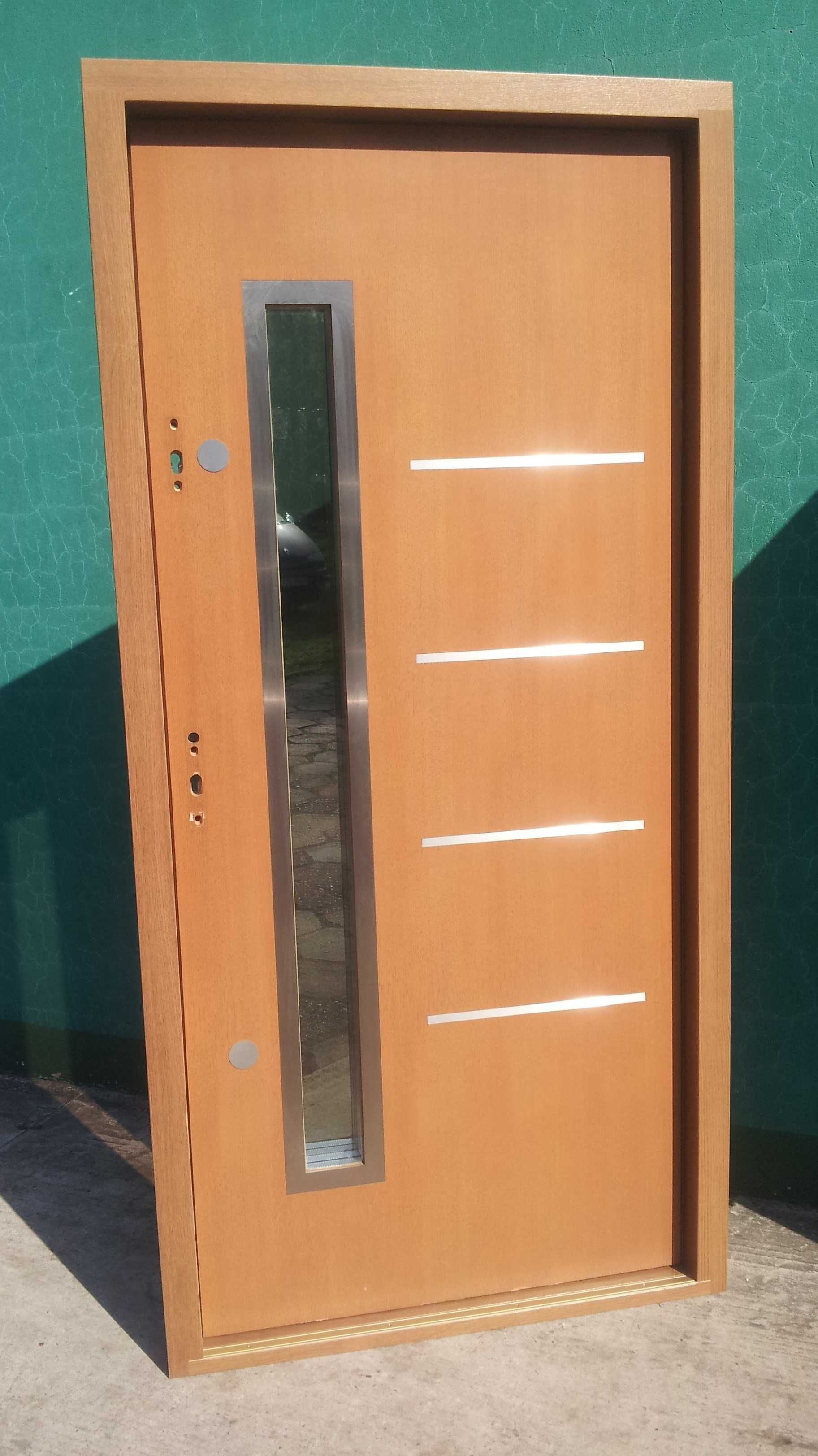 - 40 % Wyprzedaż Ekspozycji Drzwi Drewniane 78 mm Zewnętrzne 98 x 208