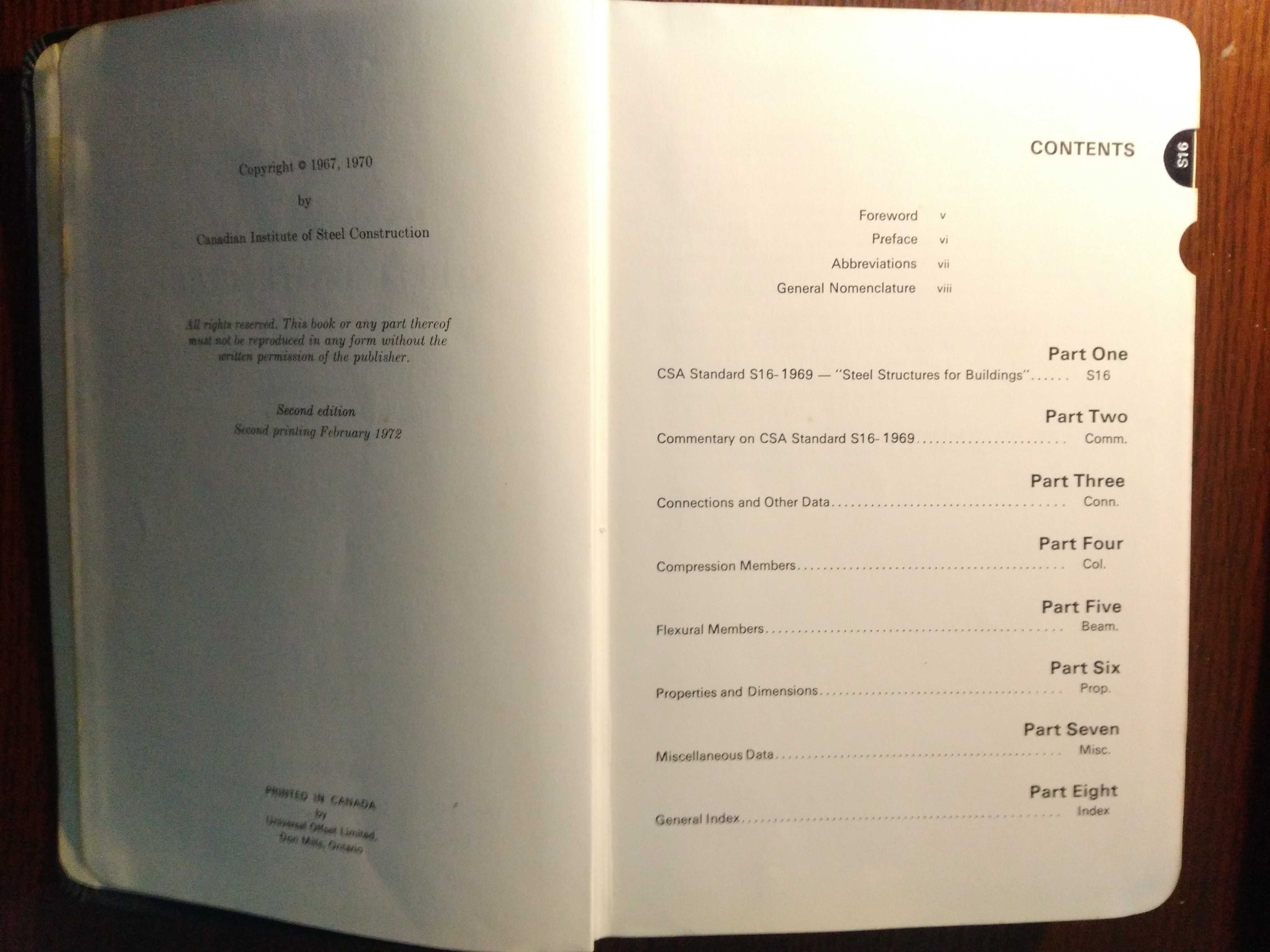 Handbook of Steel Construction - Allowable Stress Steel Design Tables