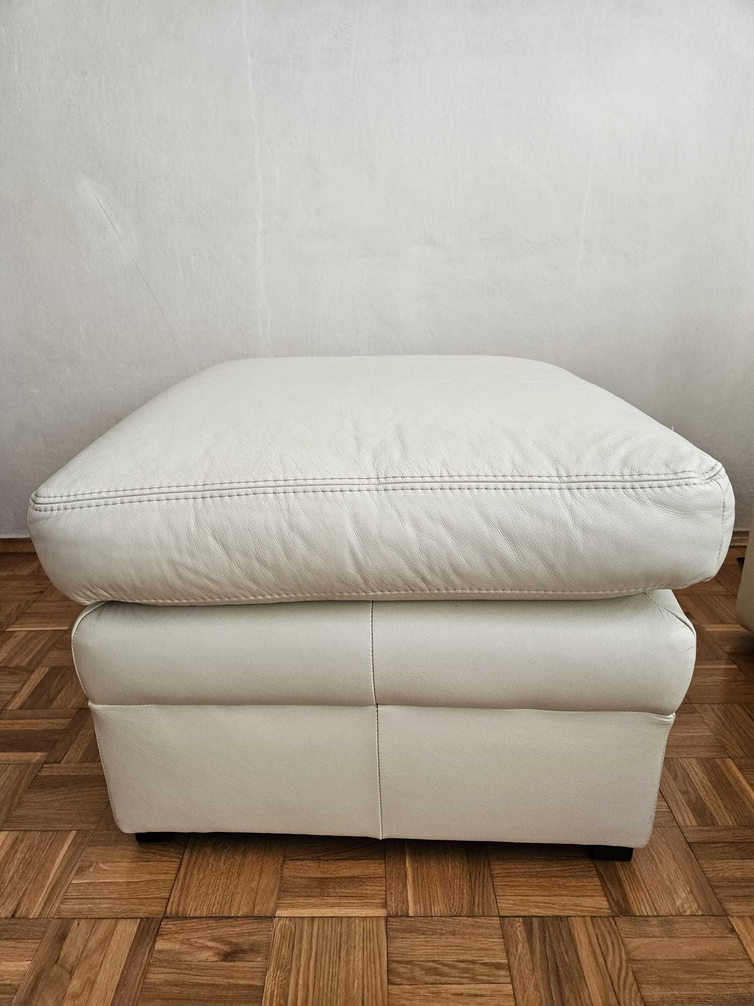 Sofa skórzana, rozkładana