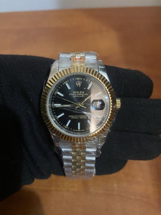 Rolex Datejust 41mm TwoTone Black Dial *NOVO*