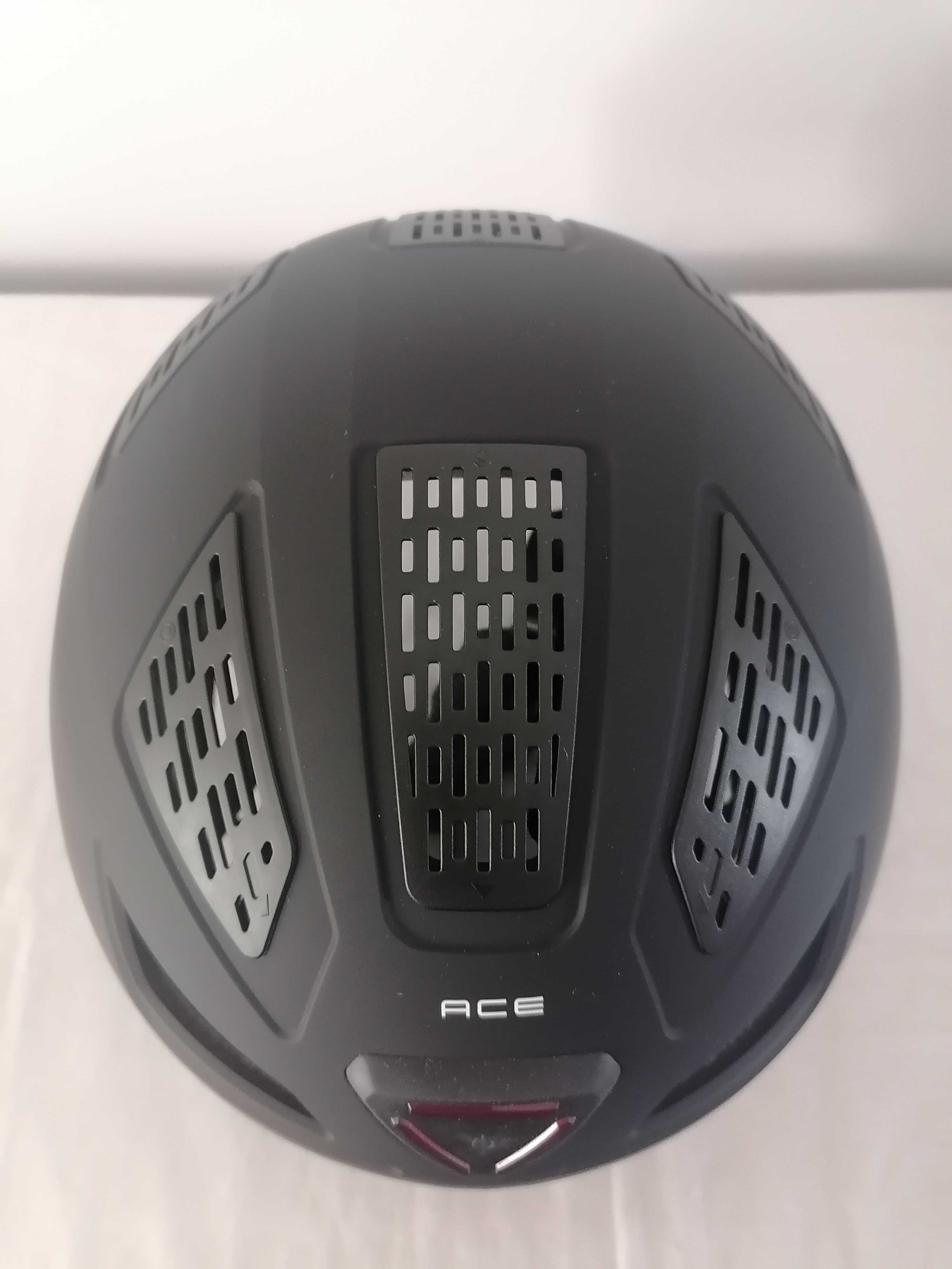 Kask rowerowy Abus Hyban 2.0 Ace Velvet Black M 52-58cm