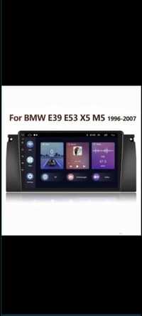 Android Radio BMW E39 X5 E53 Android gps rds 9"