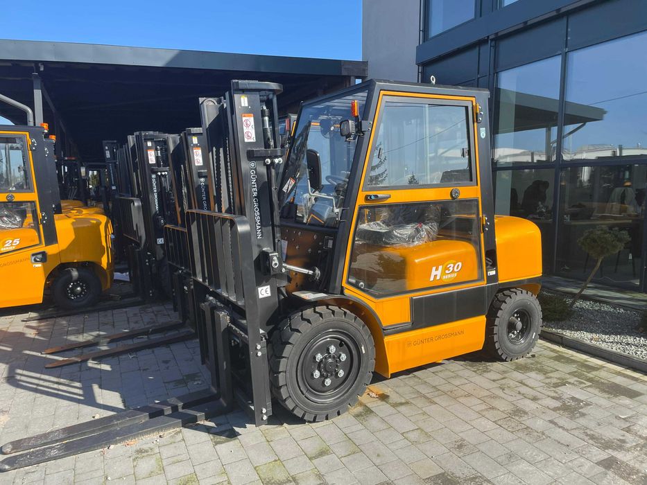 Nowy wózek widłowy 2.5T - duplex. Günter Grossmann. Gwarancja 3 lata