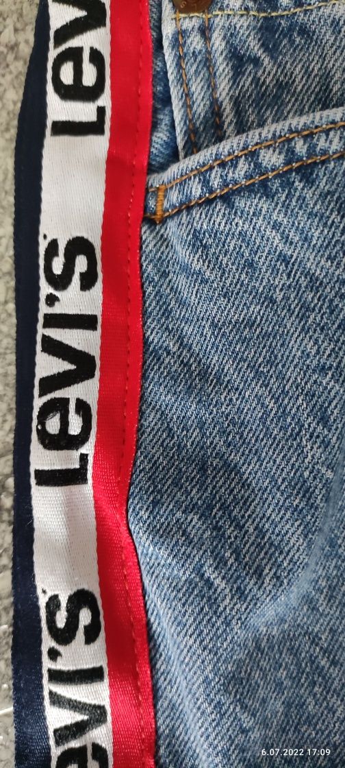 Levi's 501 Crop spectator jeansy Levis r.24