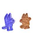 Cortadores de bolacha/biscoitos da Bluey e da Bingo.