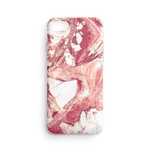 Żelowe etui pokrowiec marmur iPhone 8 Plus różowy