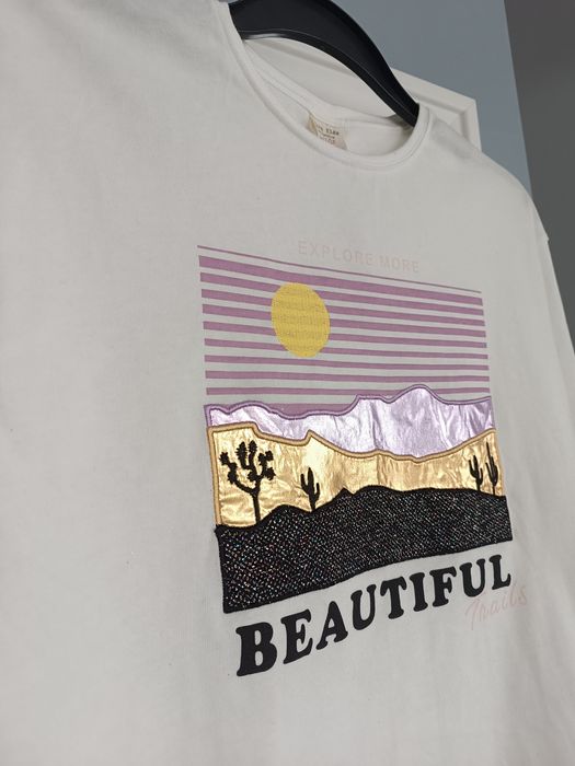 Bluzka Zara z długim rękawem