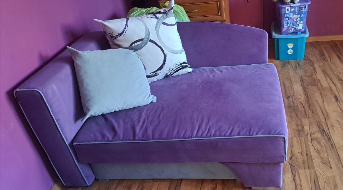 Łóżko młodzieżowe, fotel, tapczan, sofa pojemnik na pościel