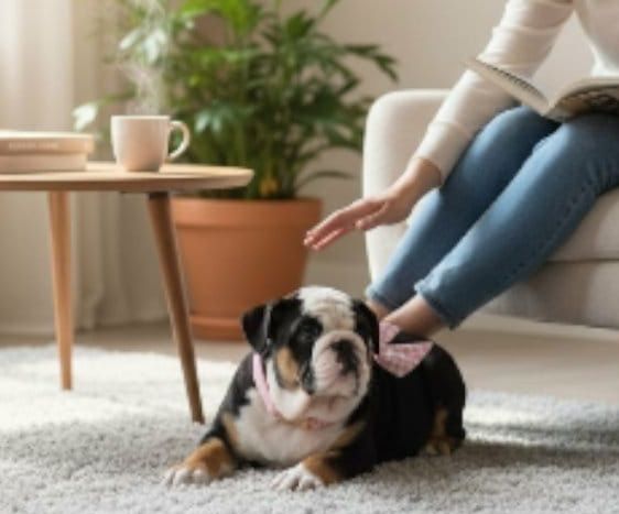 Buldog angielski suczka sprzedam. Gotowa do odbioru.