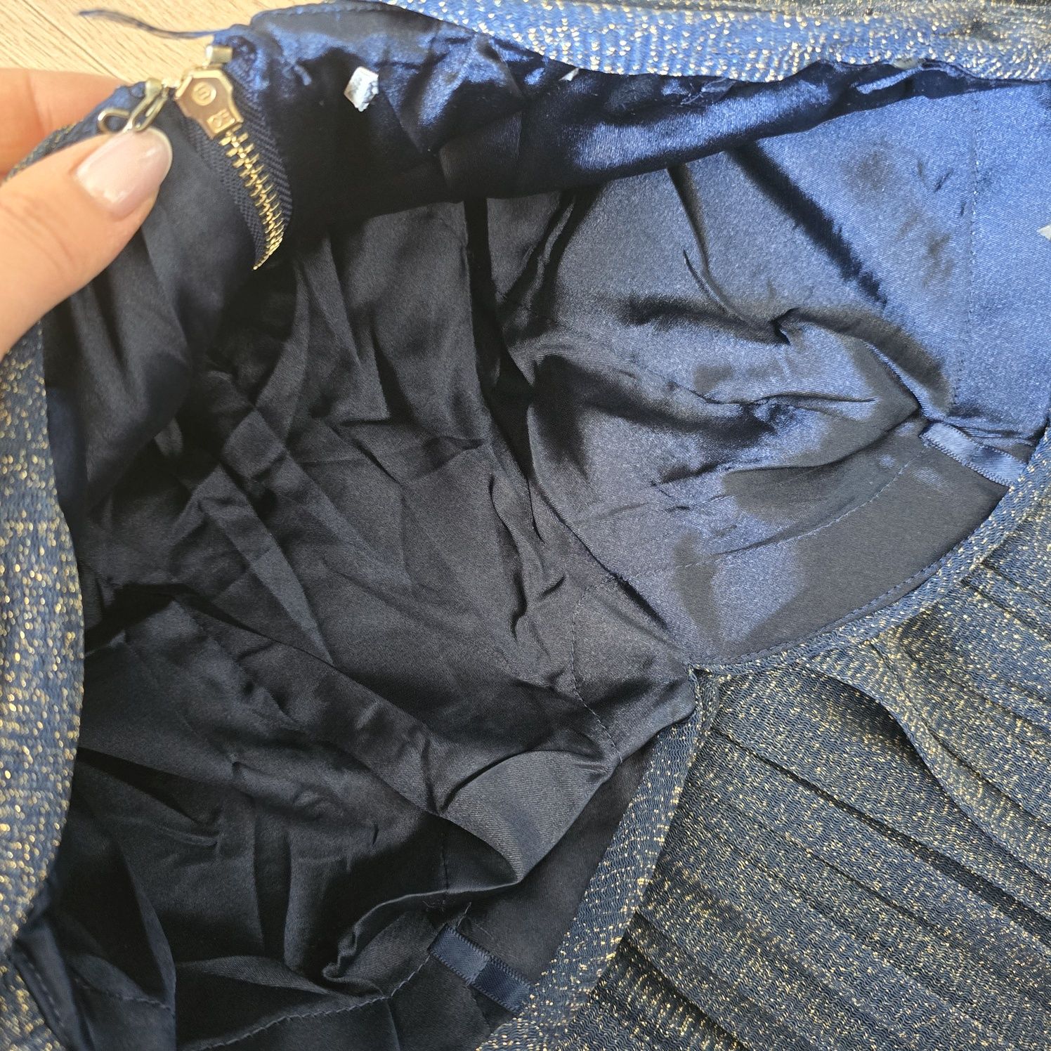 Sukienka maxi szyfon asos l 40 gorset koktajlowa balowa