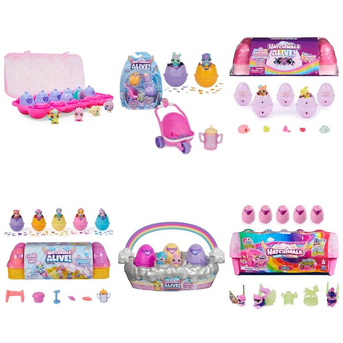 Набір hatchimals alive хетчімалс весняний кошик make rainbow splash