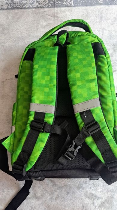 Nowy Plecak szkolny GAME LEVEL dla fana Minecraft chłopięcy usztywnian