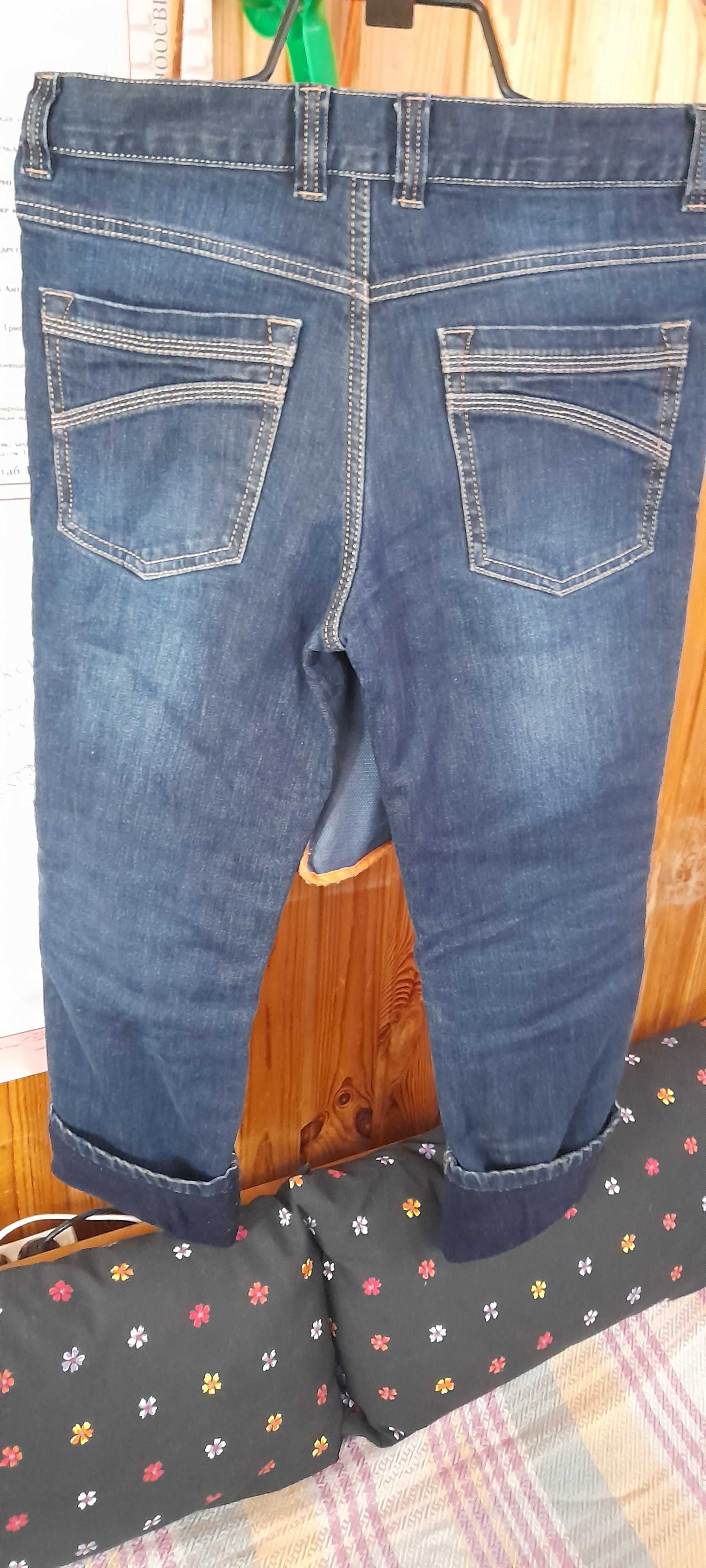 штани брюки джинси 2пари 152-158 утеплені 11-13 рр. ціна за 2 пари