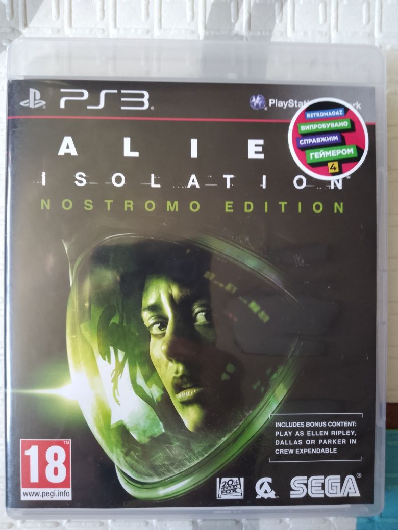 Alien isolation (рус. озвучка) ps3