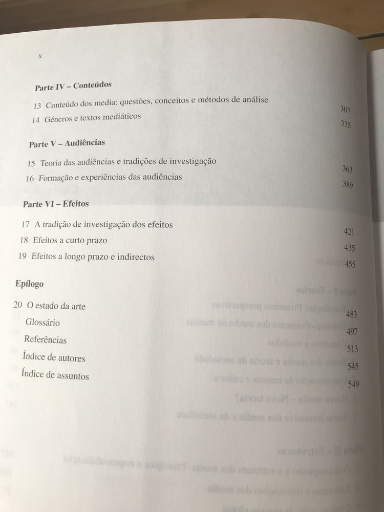 Livro Teoria da Comunicação de Massas