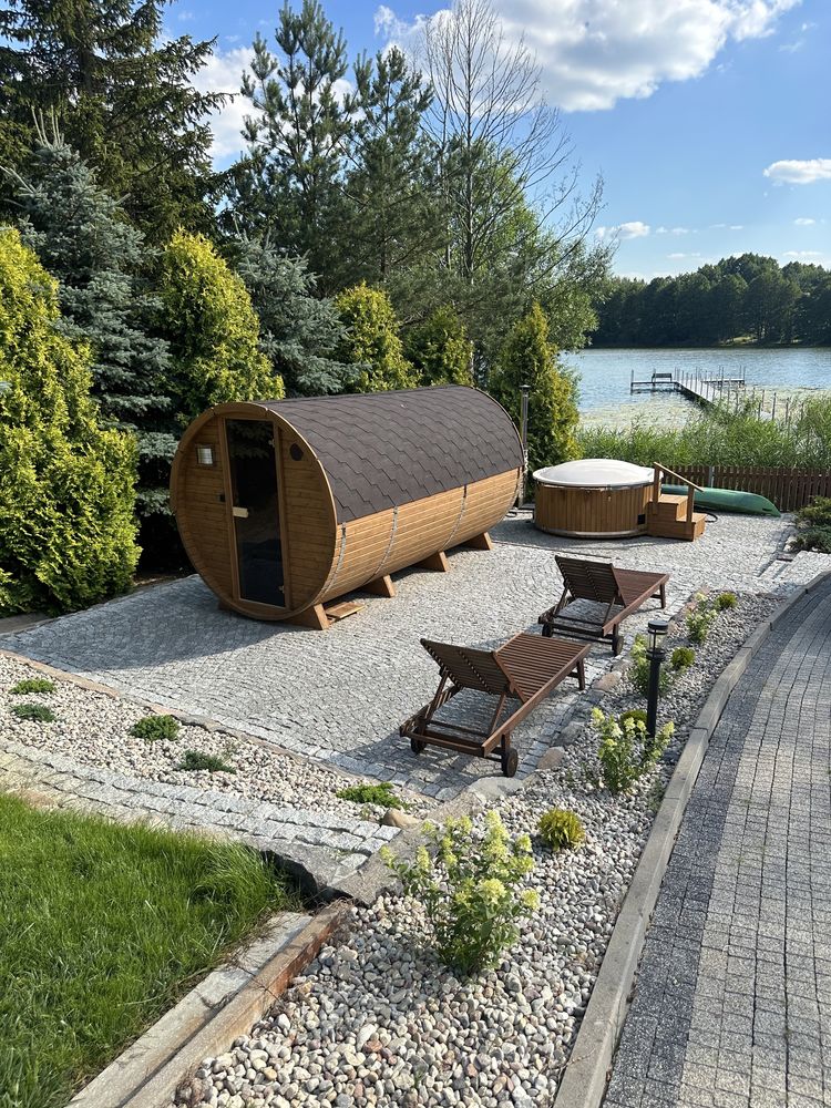 Producent Ełk Jacuzzi Balia Ogrodowa Spa Basen Sauna Mazury Domek