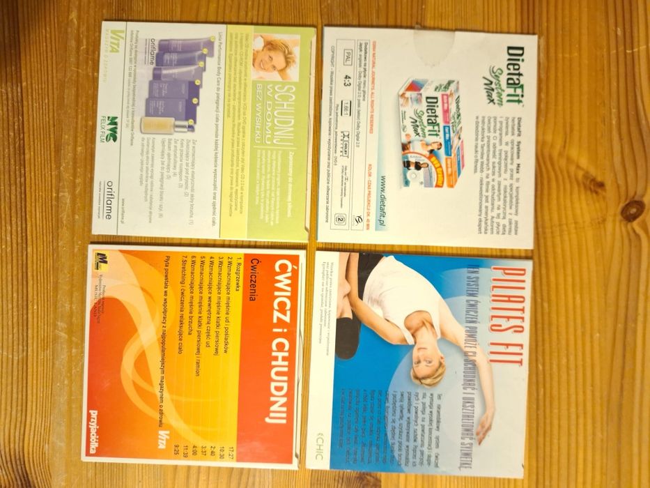Zestaw plyt DVD Fitness pilates + ksiazka GRATIS