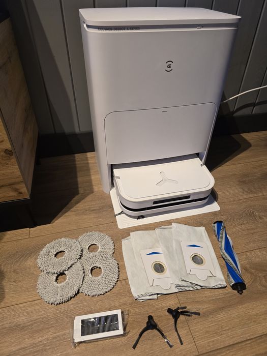 Ecovacs Odkurzacz Automatyczny Robot Sprzątający Stacja Ładowania