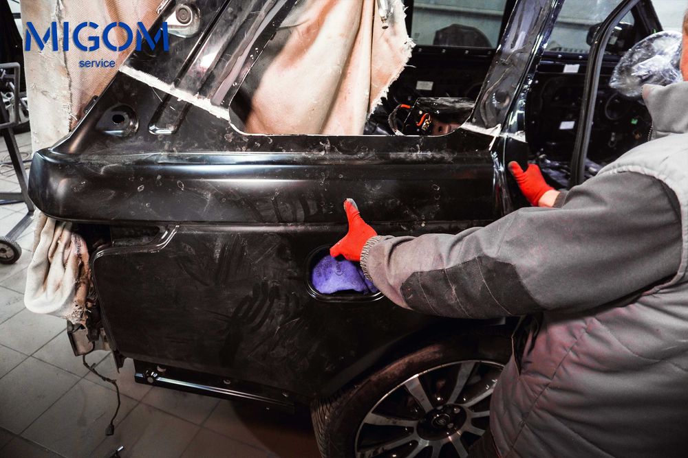 Покраска бампера