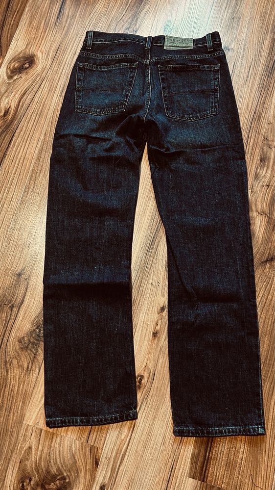 Tommy Hilfiger granatowe jeansy,30/32