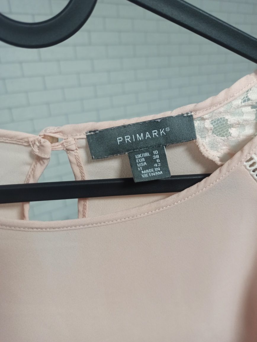 Elegancka bluzka Primark 38 pudrowy róż