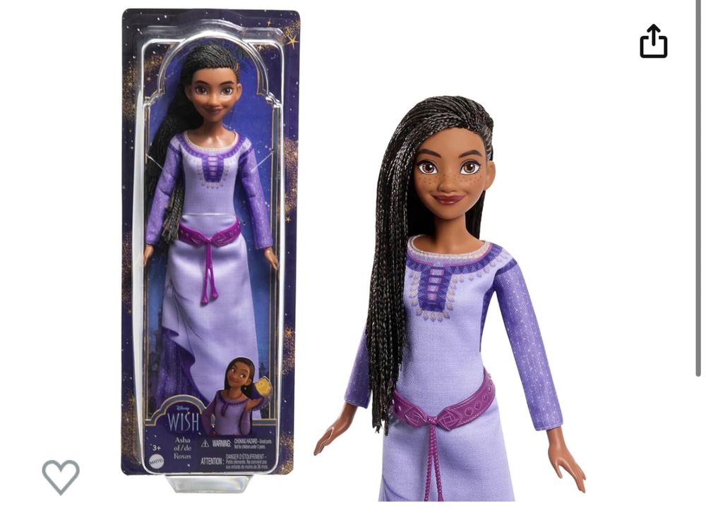 Лялька mattel Disney Wish Аша кукла бажання