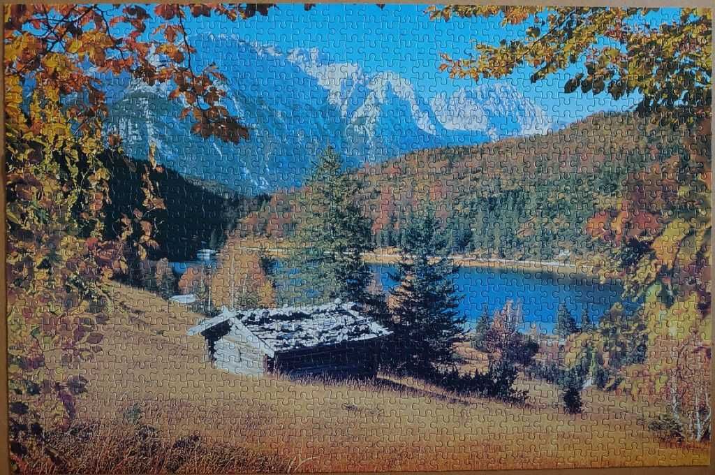 Puzzle Play Time 1000 - Jezioro Ferchensee w Bawarskich Alpach