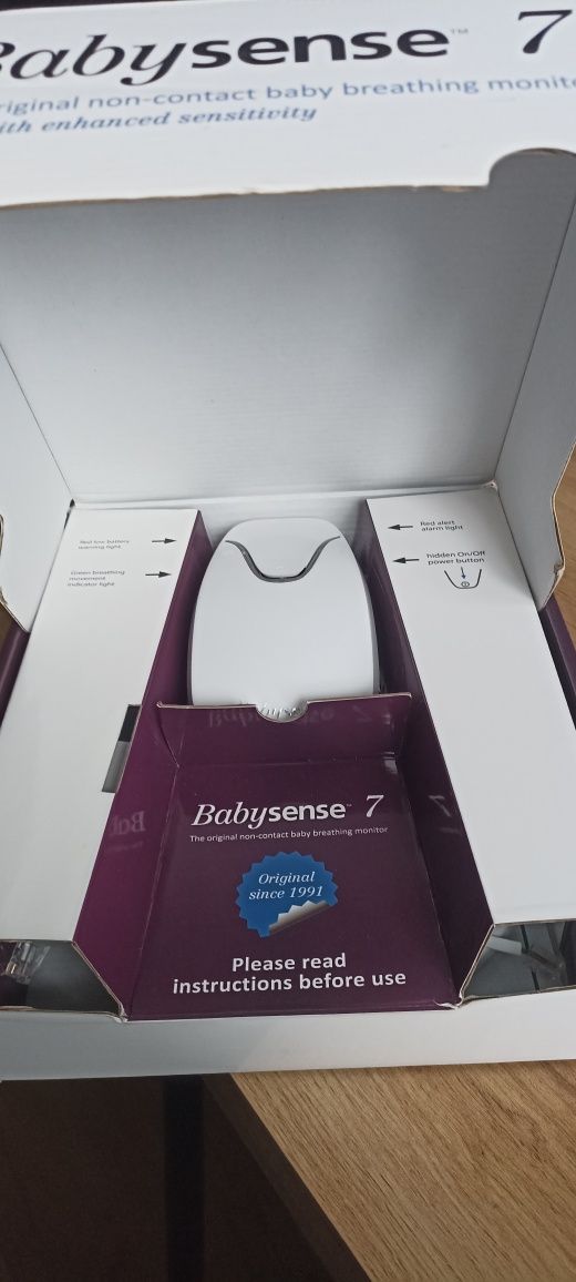 Babysense 7 monitor oddechu dla niemowlaka dzieci