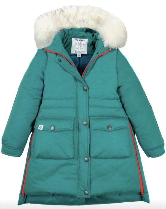 Зимове тепле пальто для дівчинки