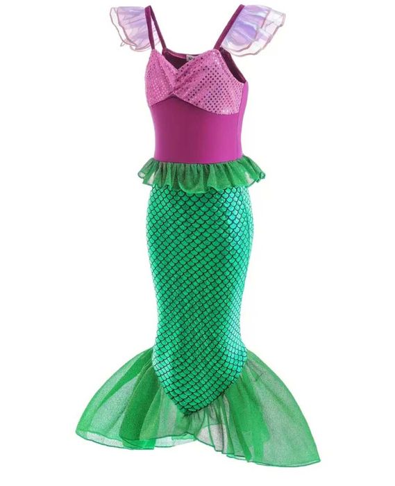 Nowy strój Syrenka Ariel Arielka, r. 110 bal przebranie