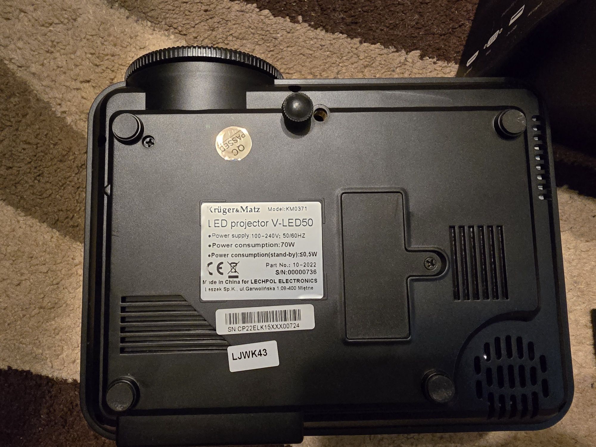 Projektor Kruger & matz v-led50
