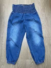 Spodnie, cienkie jeansy typu haremki r. 122 Name it