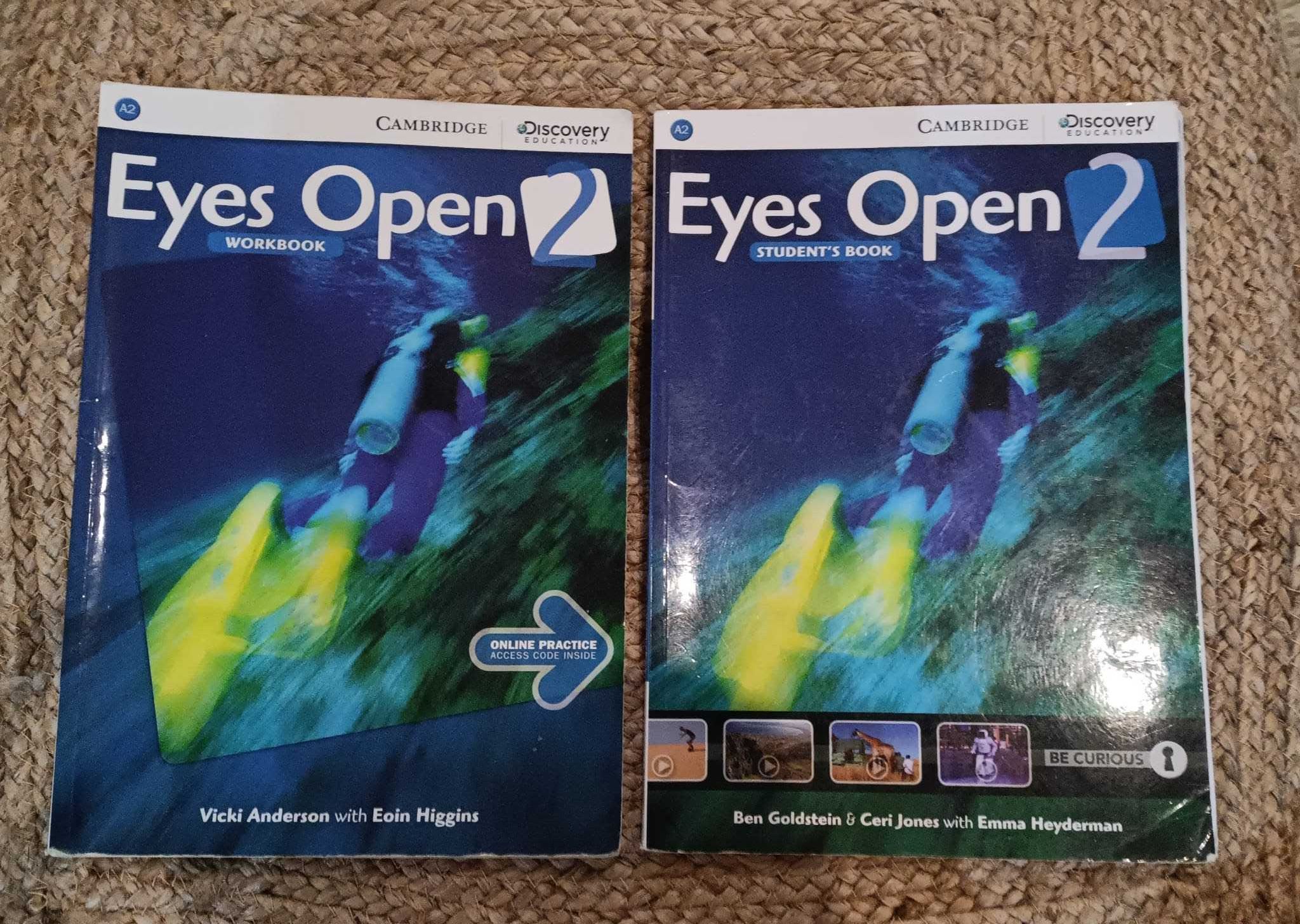 Livros "Open eyes" nivel 2 Cambridge