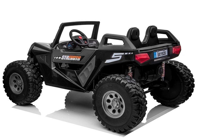 Auto na Akumulator SX1928 Czarny Lakierowany 24V 4x4 do 80kg