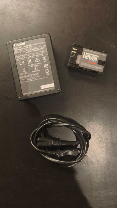 Bateria Compatível Canon LP E6 e Carregador LP E6E