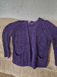 Sweterek dziewczecy typu kardigan 128