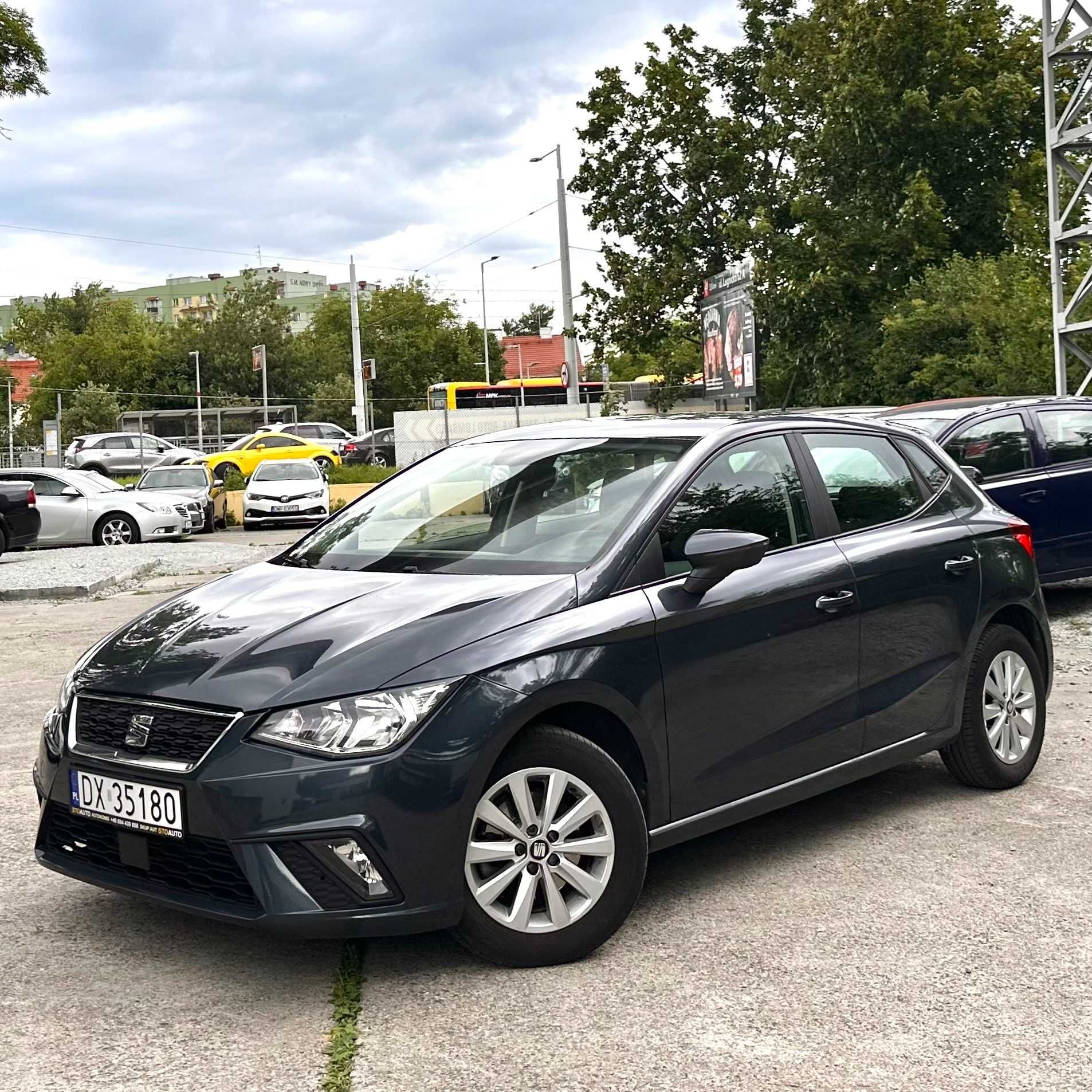 Seat Ibiza Reference|1.6 TDI 80KM|Manual|Klima|Navi|NiskiPrzebieg|2019