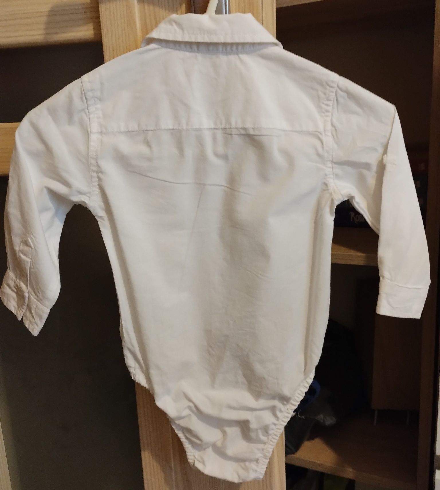 Koszula body i spodnie r. 80