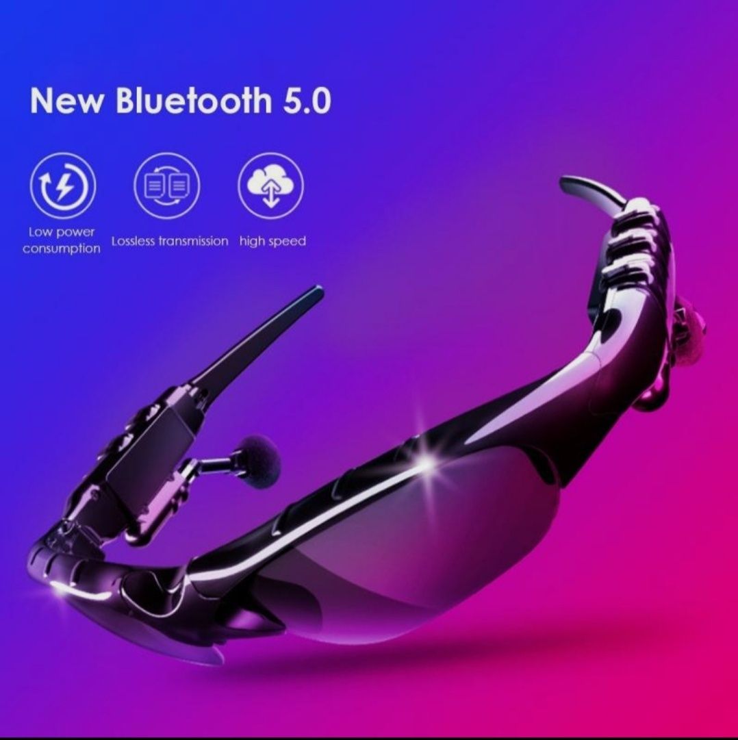 Новые.Bluetooth  5.1 Стерео беспроводные очки с наушниками