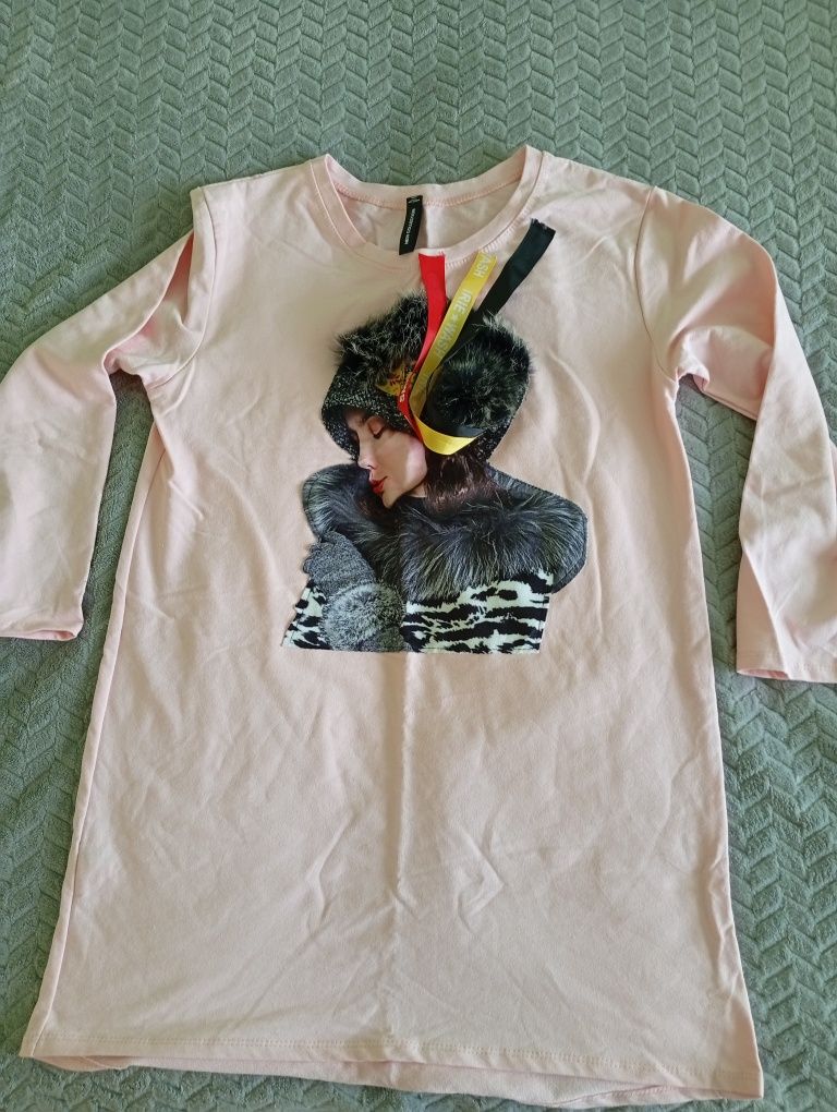 Bluza damska długa