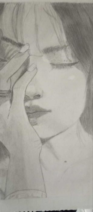 desenho retrato papel