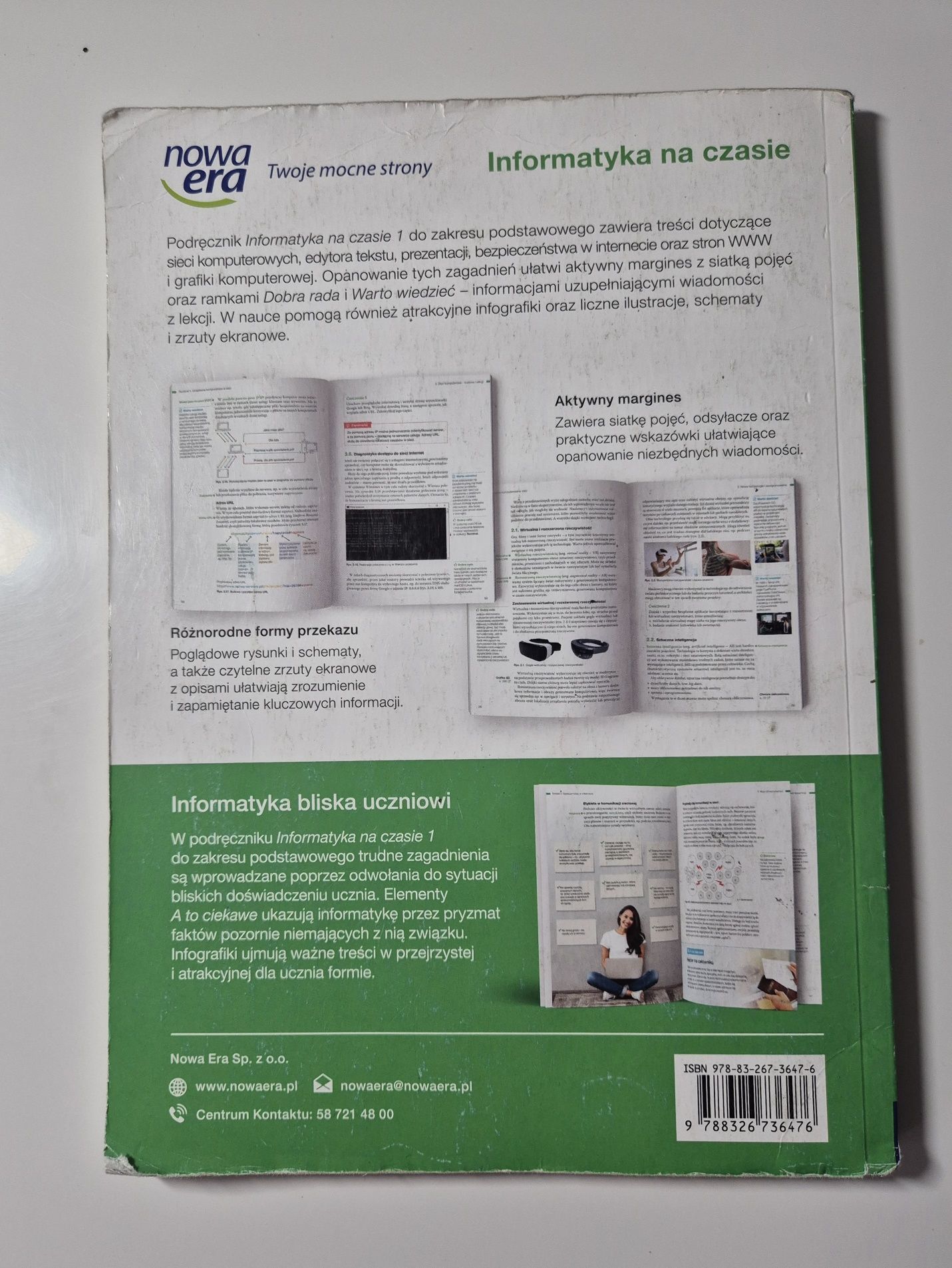 Informatyka na czasie 1, Podręcznik do Liceum Ogólnokształcącego