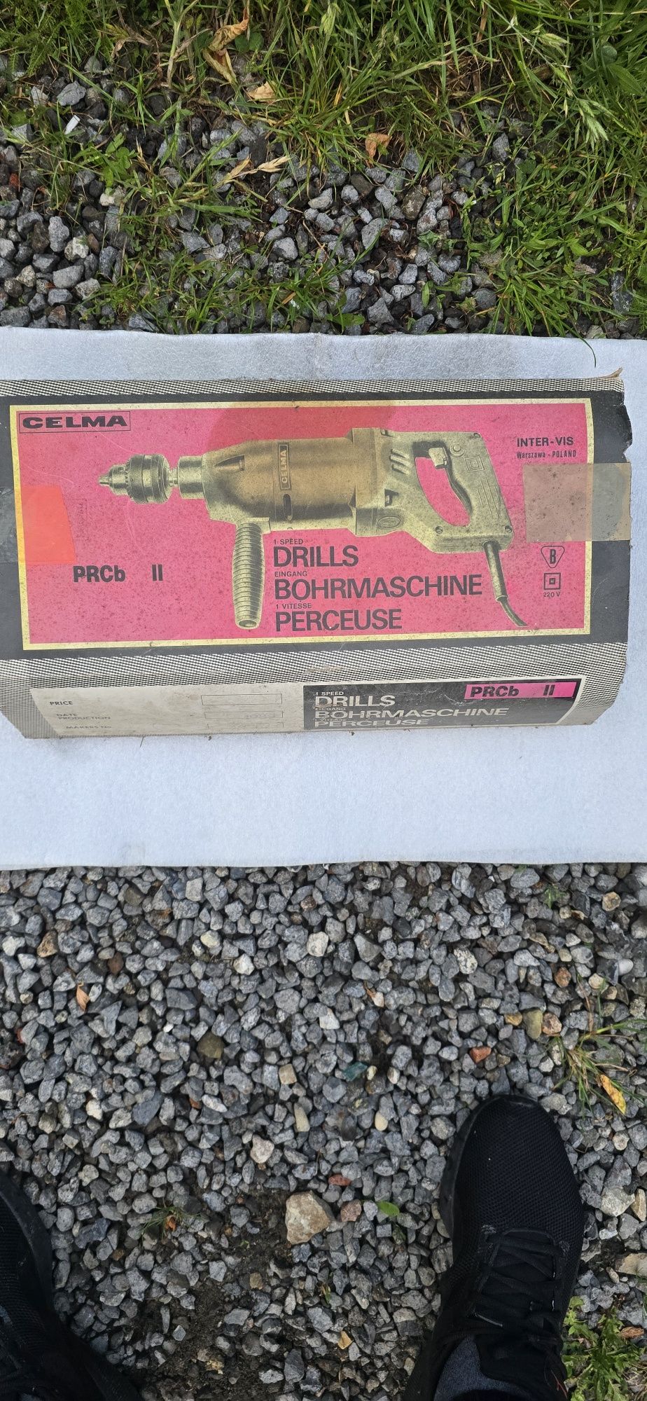 Nowa wiertarka Celma PRL