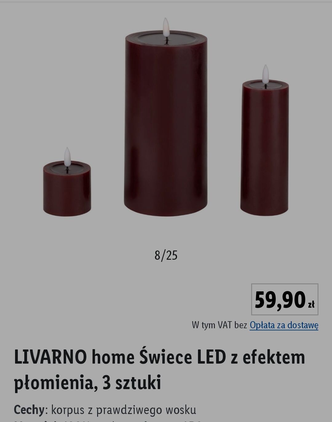 Lampiony z świecami LED