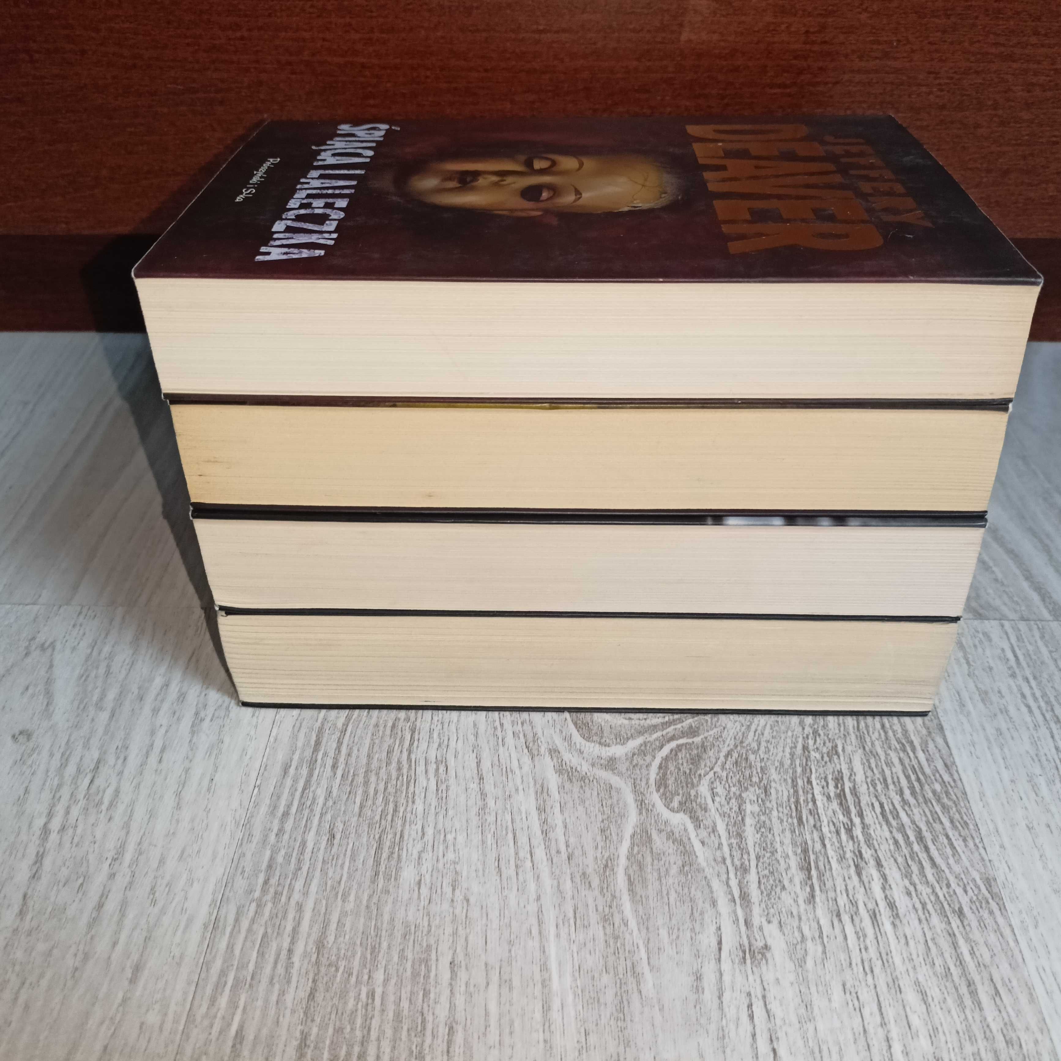 4x Jeffery Deaver Panika Śpiąca laleczka + Przydrożne krzyże Twój cień