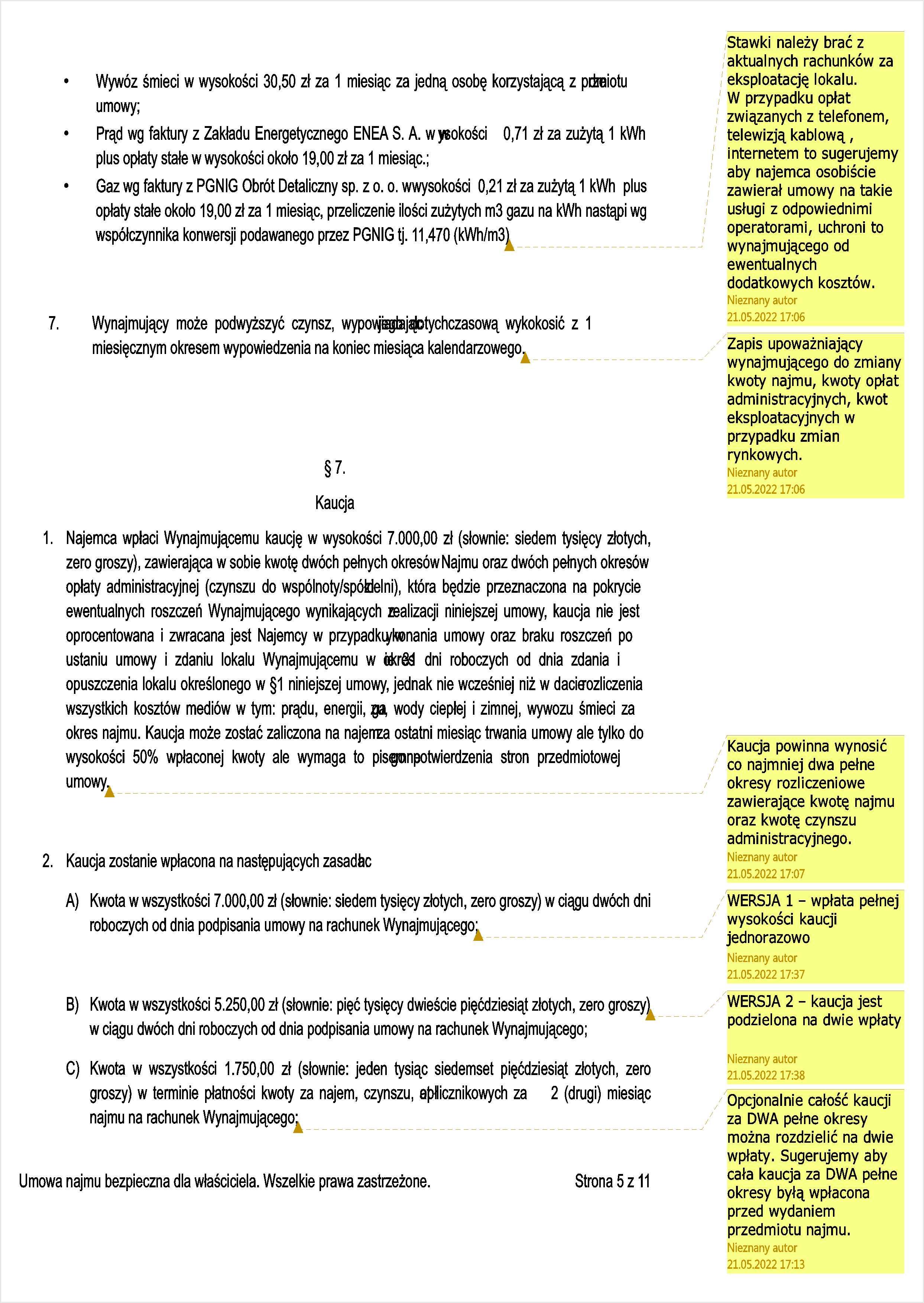 Umowa najmu mieszkania lokalu mieszkalnego bezpieczna wzór pdf
