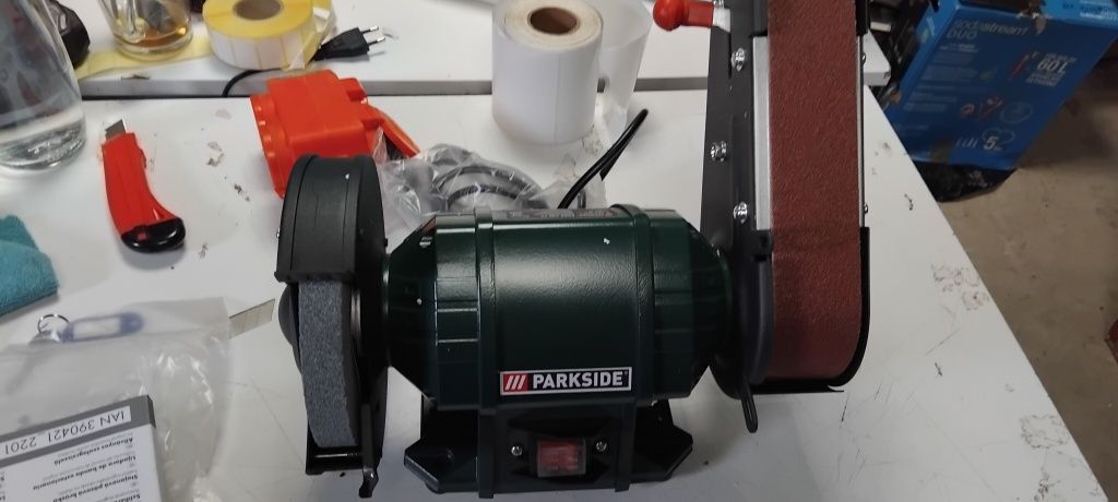 PARKSIDE Szlifierka taśmowa i tarczowa PSBS 240
