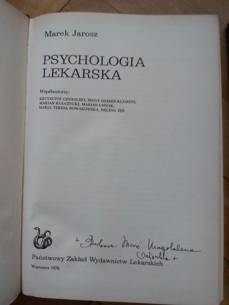 Choroby skóry Jabłońska Chorzelski Psychologia lekarska Jarosz