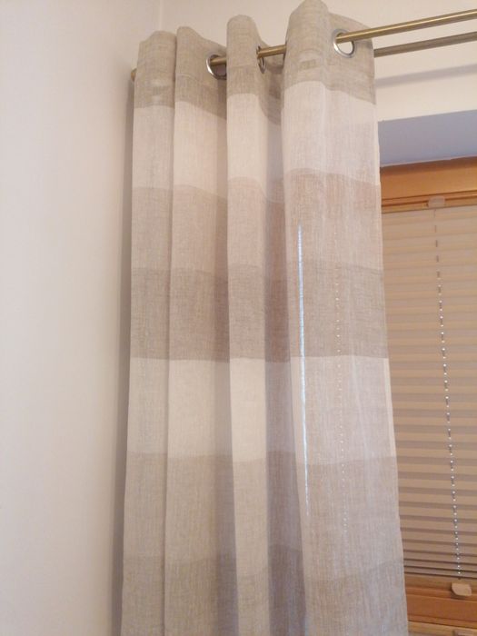 Zaslony nowe. 2 sztuki. 280x140. Brązowo beżowe.